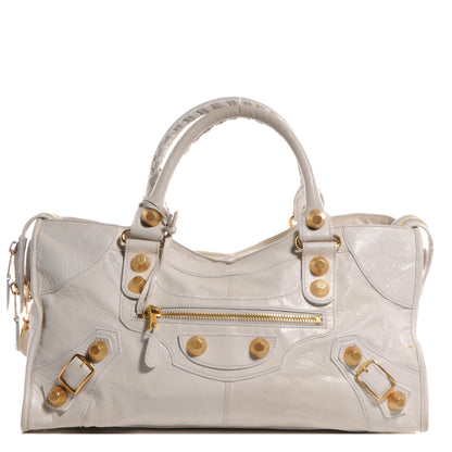 Balenciaga Agneau Giant 21 Gold Hardware Part Time White 1 of 11