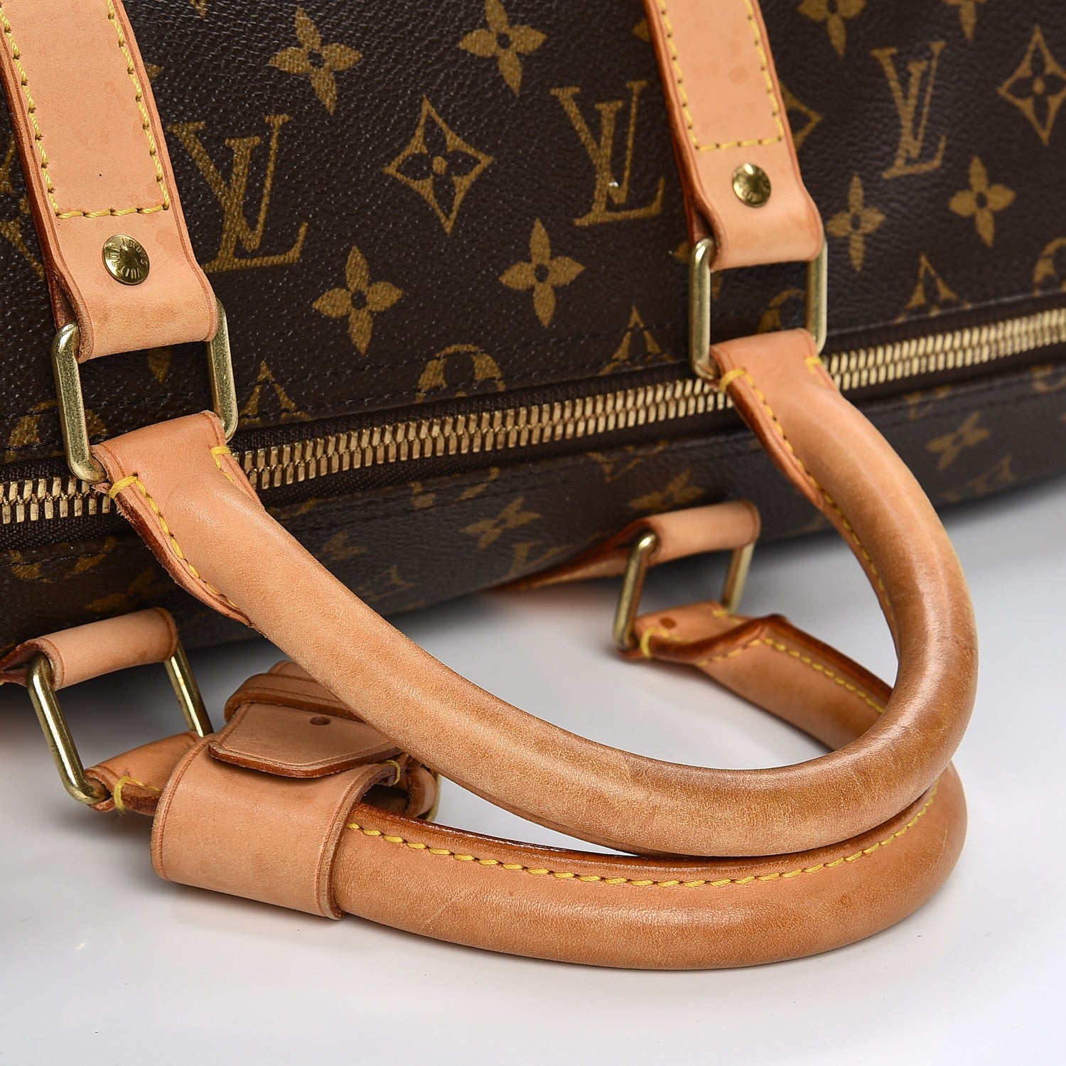 Louis Vuitton Monogram Keepall Bandouliere 50 14 of 15
