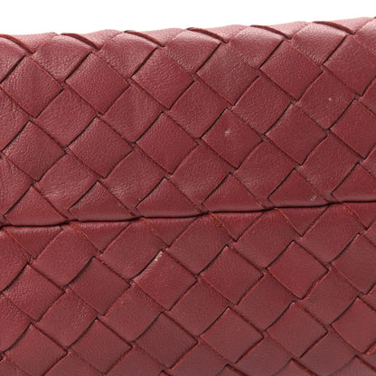 Bottega Veneta Nappa Intrecciato Shoulder Bag Dark Red 11 of 11