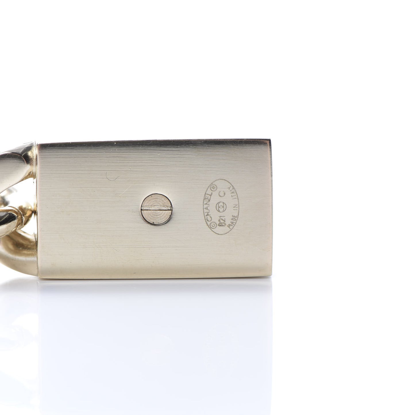 Crystal Dog Tag Charm Earrings Gold
