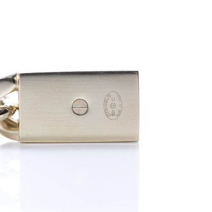 Chanel Crystal Dog Tag Charm Earrings Gold 4 of 5