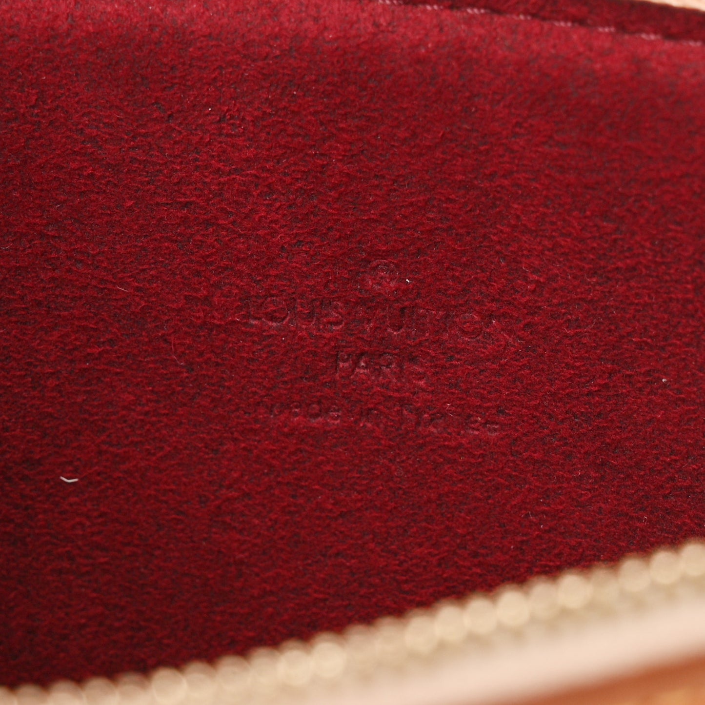 Monogram Multicolor Pochette Accessories White