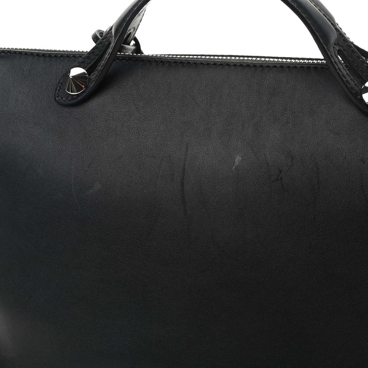 Fendi Vitello Dolce Large By The Way Boston Bag Black 9 of 13