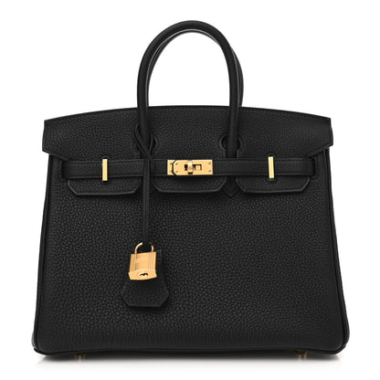 Hermes Togo Birkin 25 Black 1 of 11