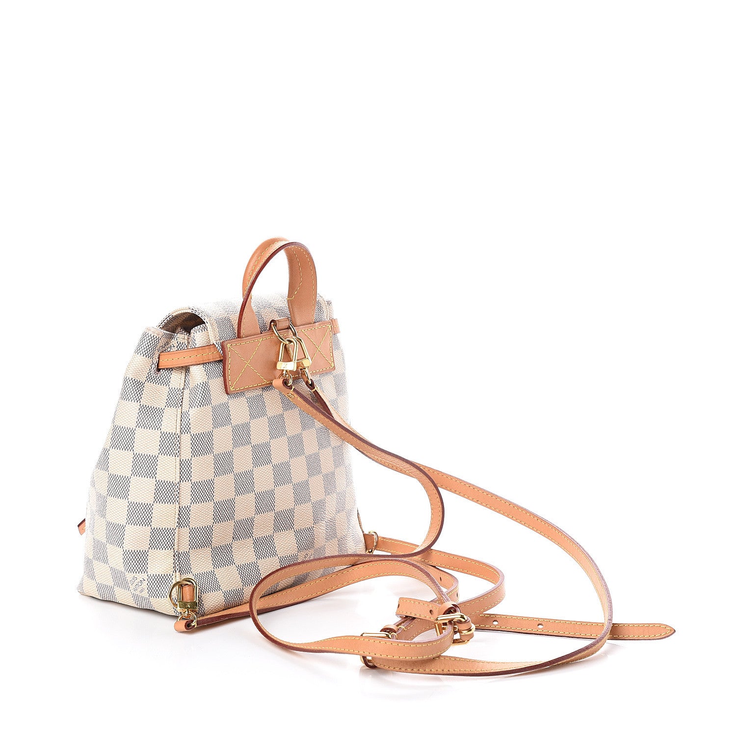 Louis Vuitton Damier Azur Sperone BB Backpack 2 of 8