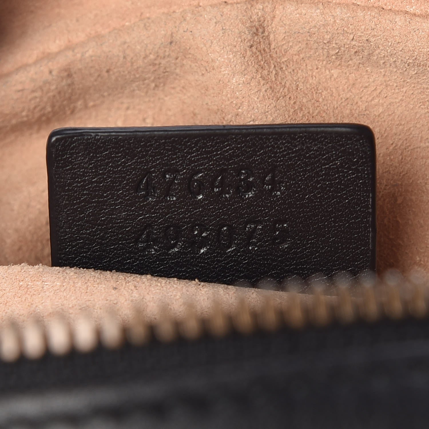 Gucci Calfskin Matelasse GG Marmont Belt Bag 85 34 Black 6 of 7