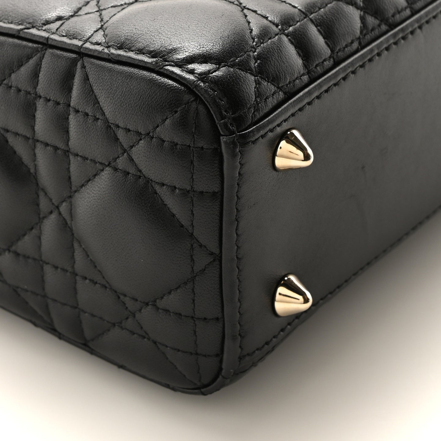Lambskin Cannage Small My ABCDior Lady Dior Black