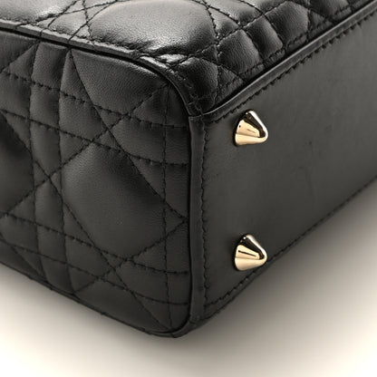 Christian Dior Lambskin Cannage Small My ABCDior Lady Dior Black 8 of 9