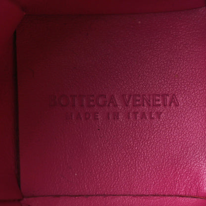 Bottega Veneta Patent Maxi Intrecciato Mini Cassette Bucket Bag Pink 6 of 9