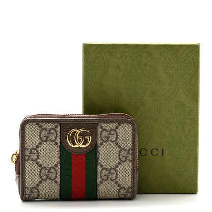 Gucci GG Supreme Monogram Web Ophidia Playing Card Case Beige New Acero 9 of 9
