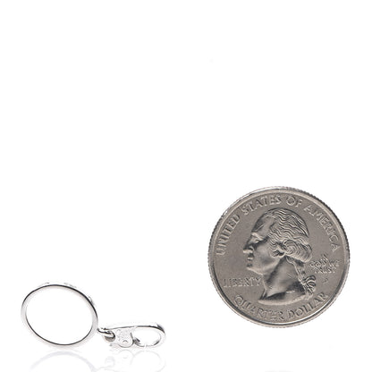 Cartier 18K White Gold Diamond LOVE Ring Charm 3 of 5