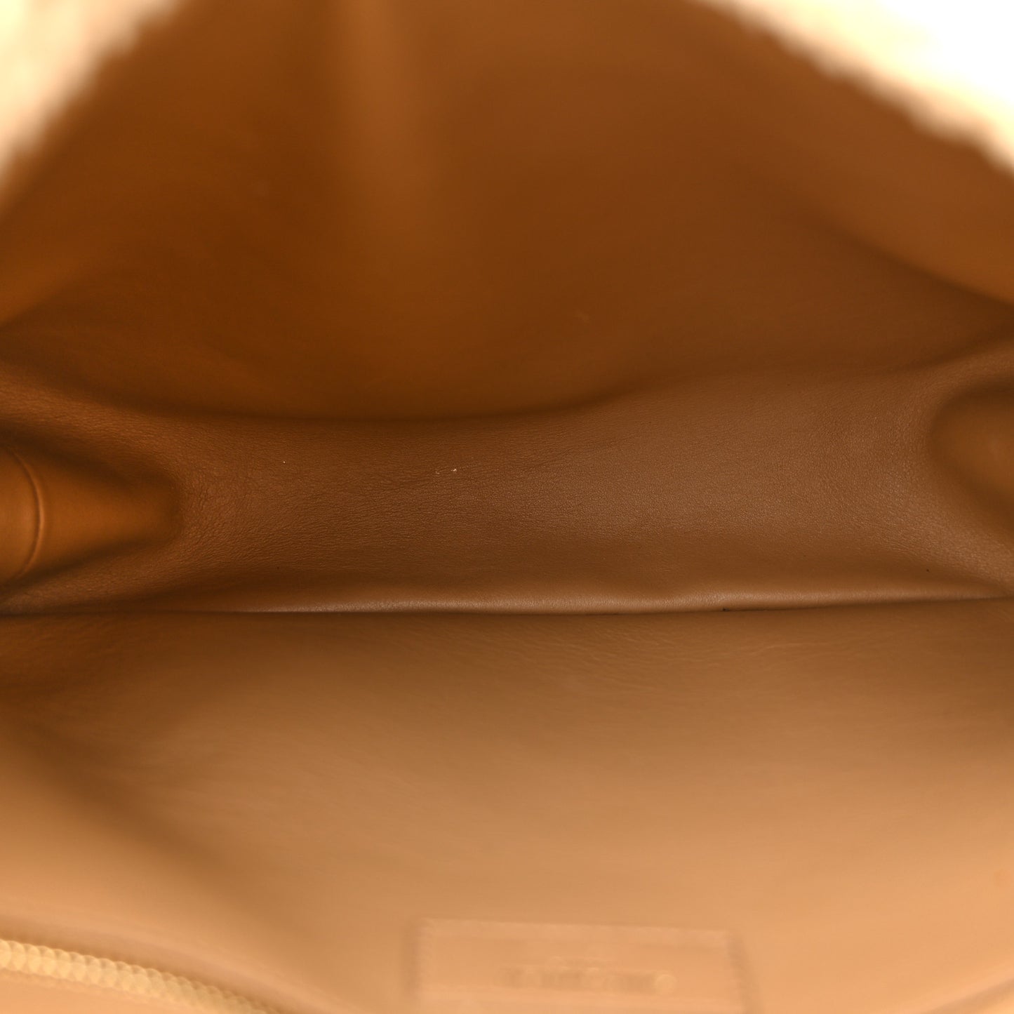 Nubuck Shearling Monogram Medium Niki Chain Satchel Ivory Natural Tan