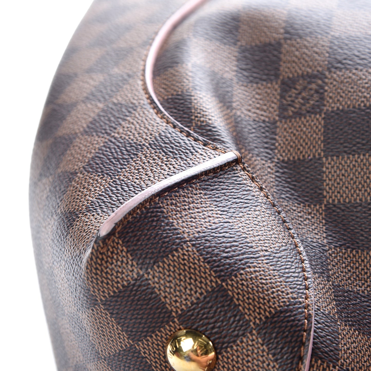 Damier Ebene Caissa Hobo Rose Ballerine