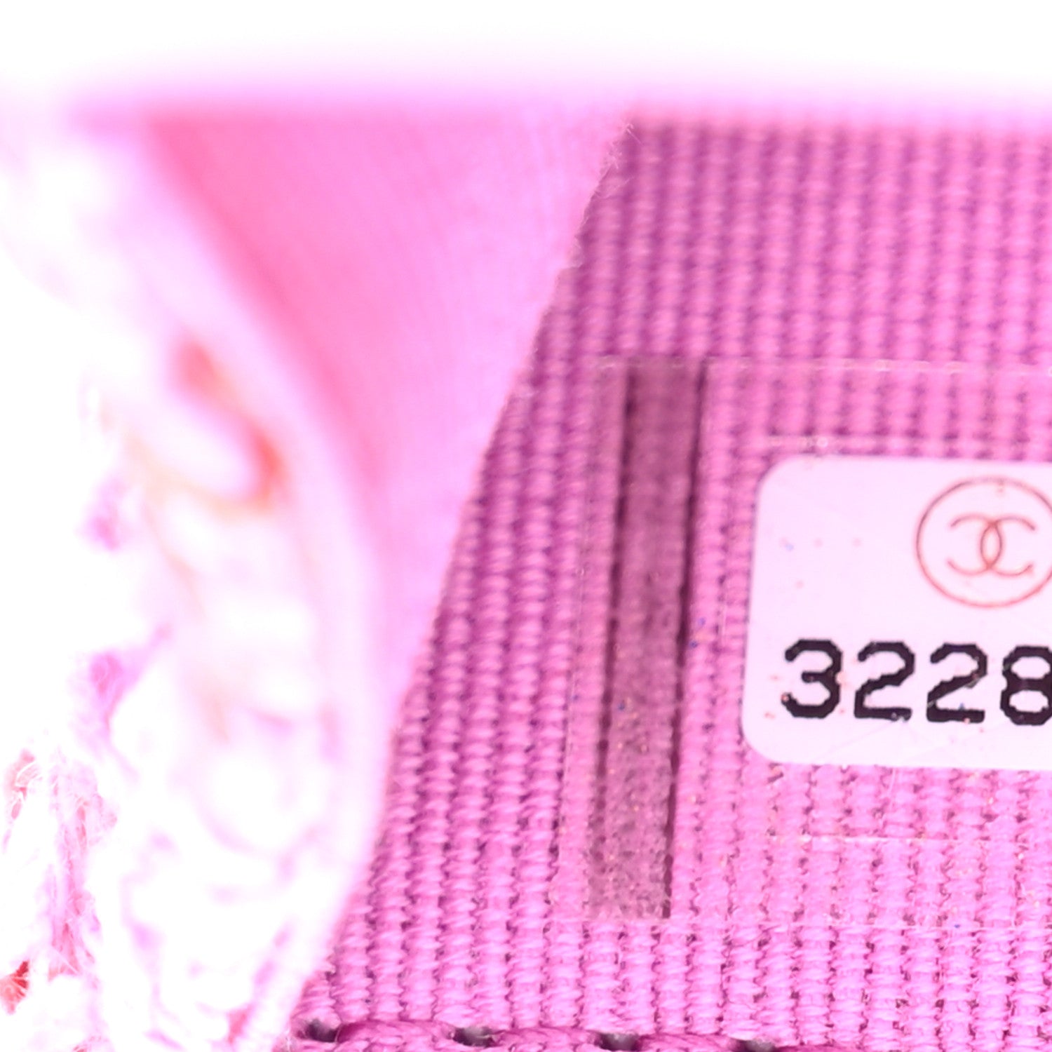 Chanel Tweed Enamel Quilted Pending CC Flap Belt Bag Pink Purple 8 of 12