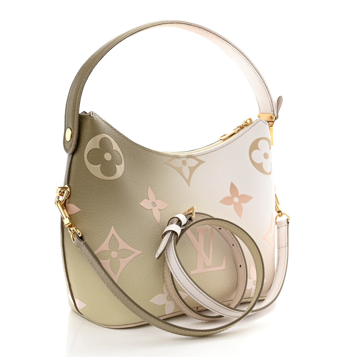 Monogram Giant Spring In The City Marshmallow Hobo Sunset Kaki