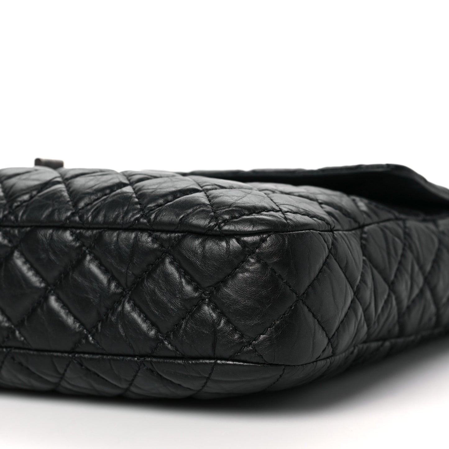 Aged Calfskin Reissue XL Maxi Flap Black