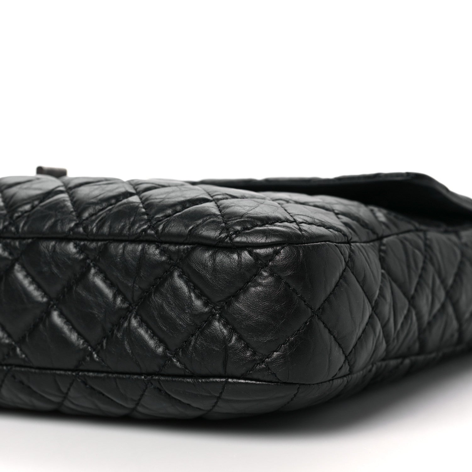 Chanel Aged Calfskin Reissue XL Maxi Flap Black 8 of 8
