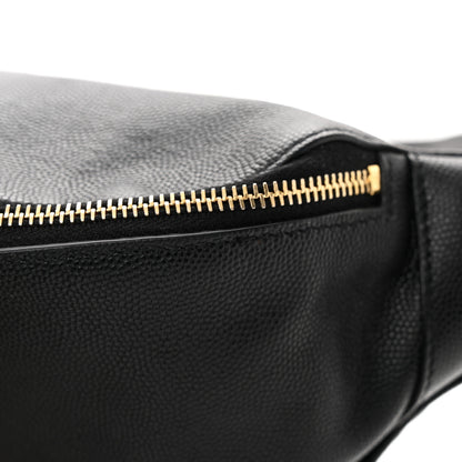 Saint Laurent Grain De Poudre Monogram Belt Bag Black 13 of 14