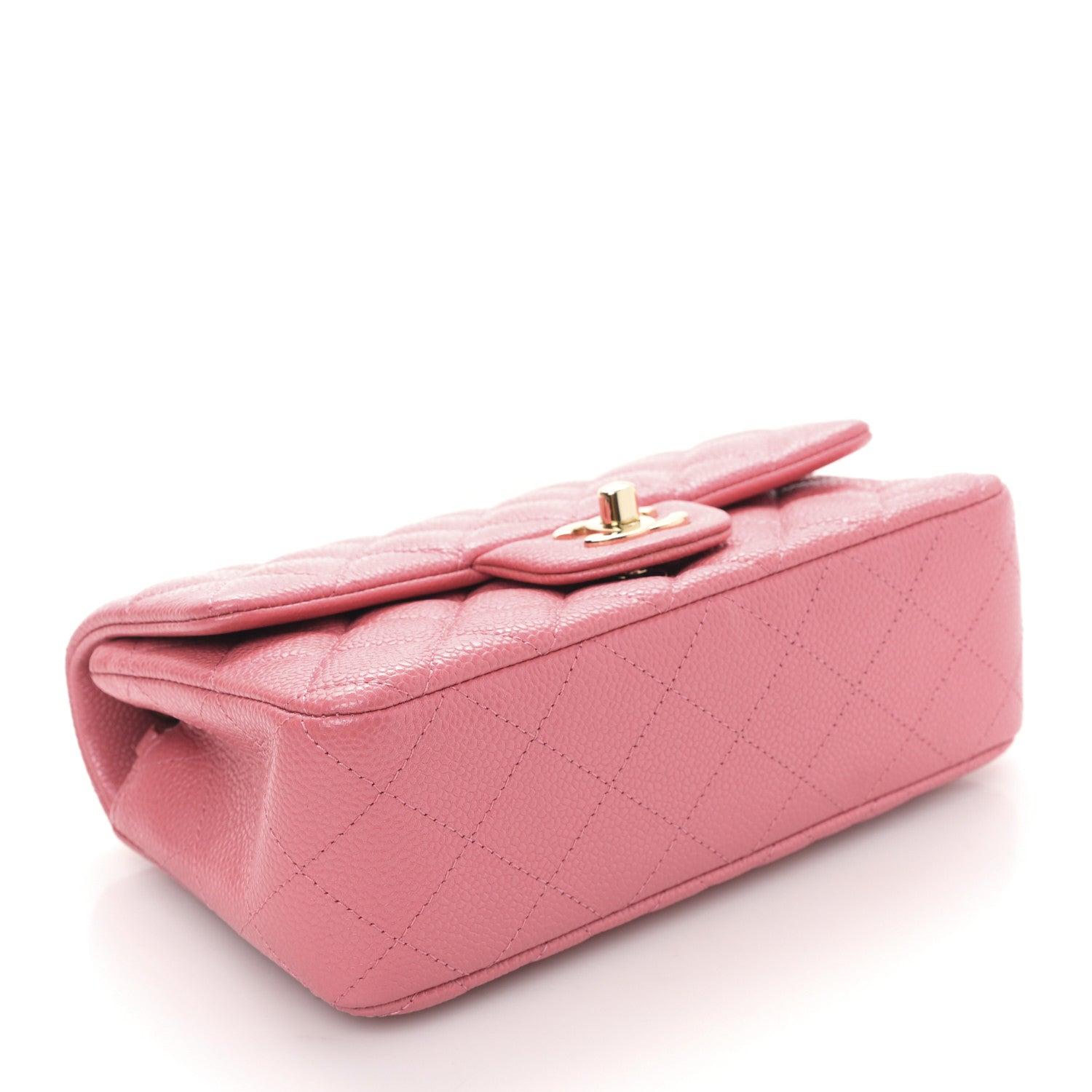Chanel Iridescent Caviar Quilted Mini Rectangular Flap Pink 6 of 19