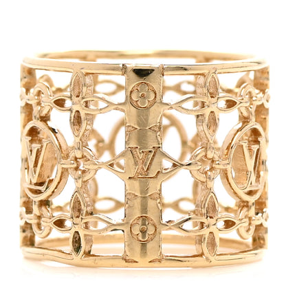 Louis Vuitton Filigram Ring S Gold 3 of 6