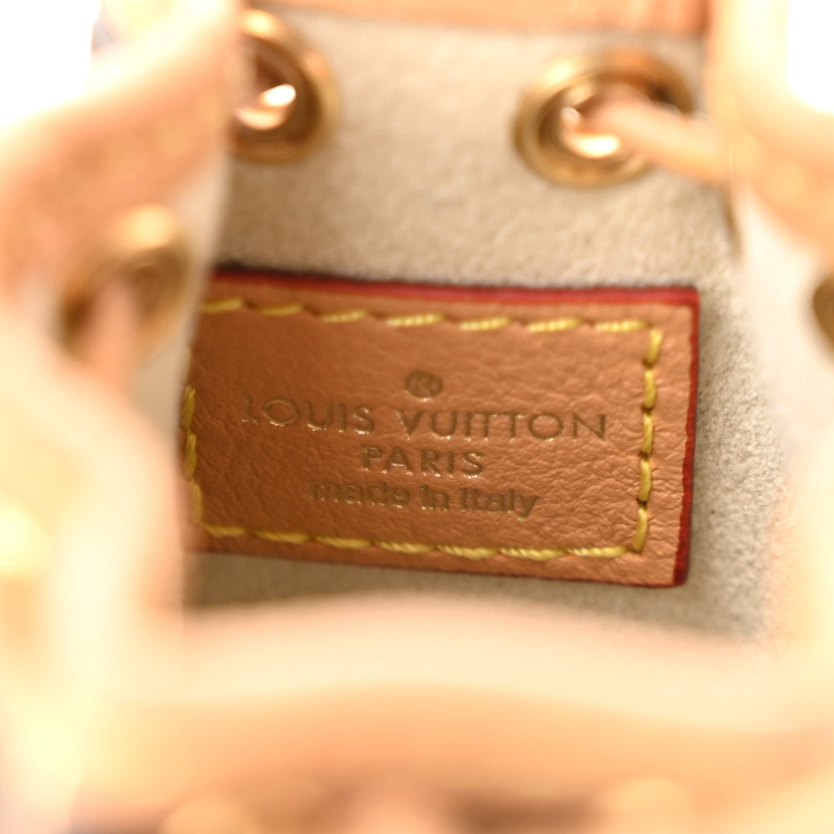 Louis Vuitton Monogram Micro Noe Bag Charm Key Ring 4 of 6