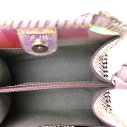 Stella McCartney Holographic Faux Leather Mini Falabella Silver 5 of 9
