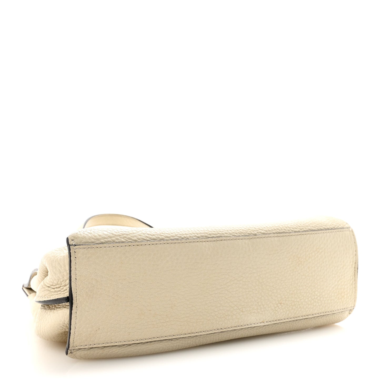 Cellarius Calfskin Small Bamboo Daily Top Handle Bag Mystic White