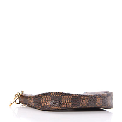 Louis Vuitton Damier Ebene Complice Trunks and Bags Mini Pochette Accessories Red 4 of 11
