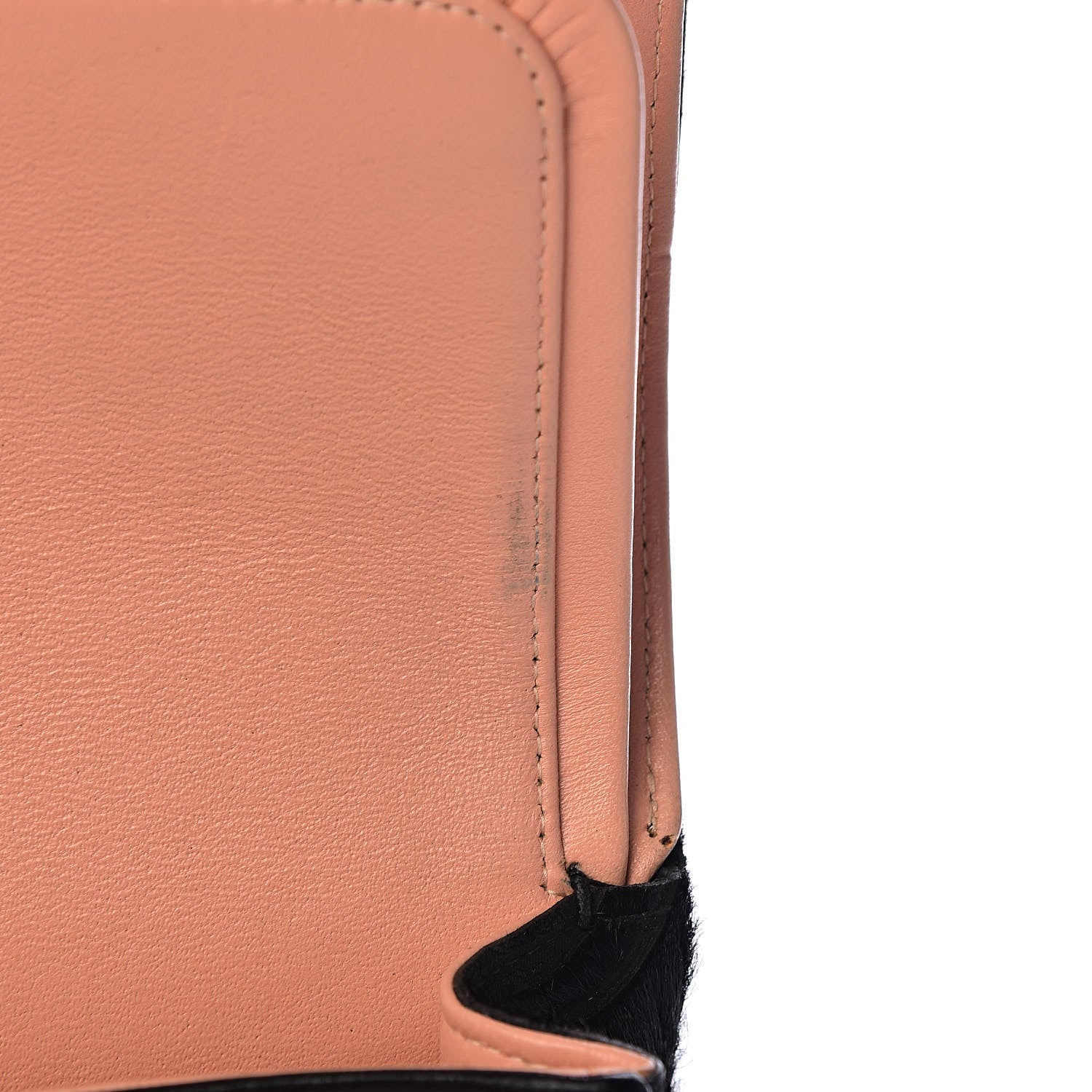 Chanel Pony Hair Medium CocoDouble Flap Black Rose 7 of 13