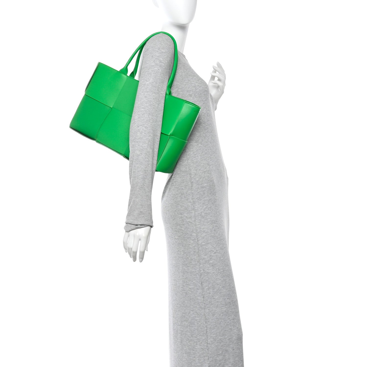 Bottega Veneta Nappa Maxi Intrecciato Medium Arco Tote Parakeet 2 of 11