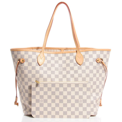 Louis Vuitton Damier Azur Neverfull MM 6 of 10