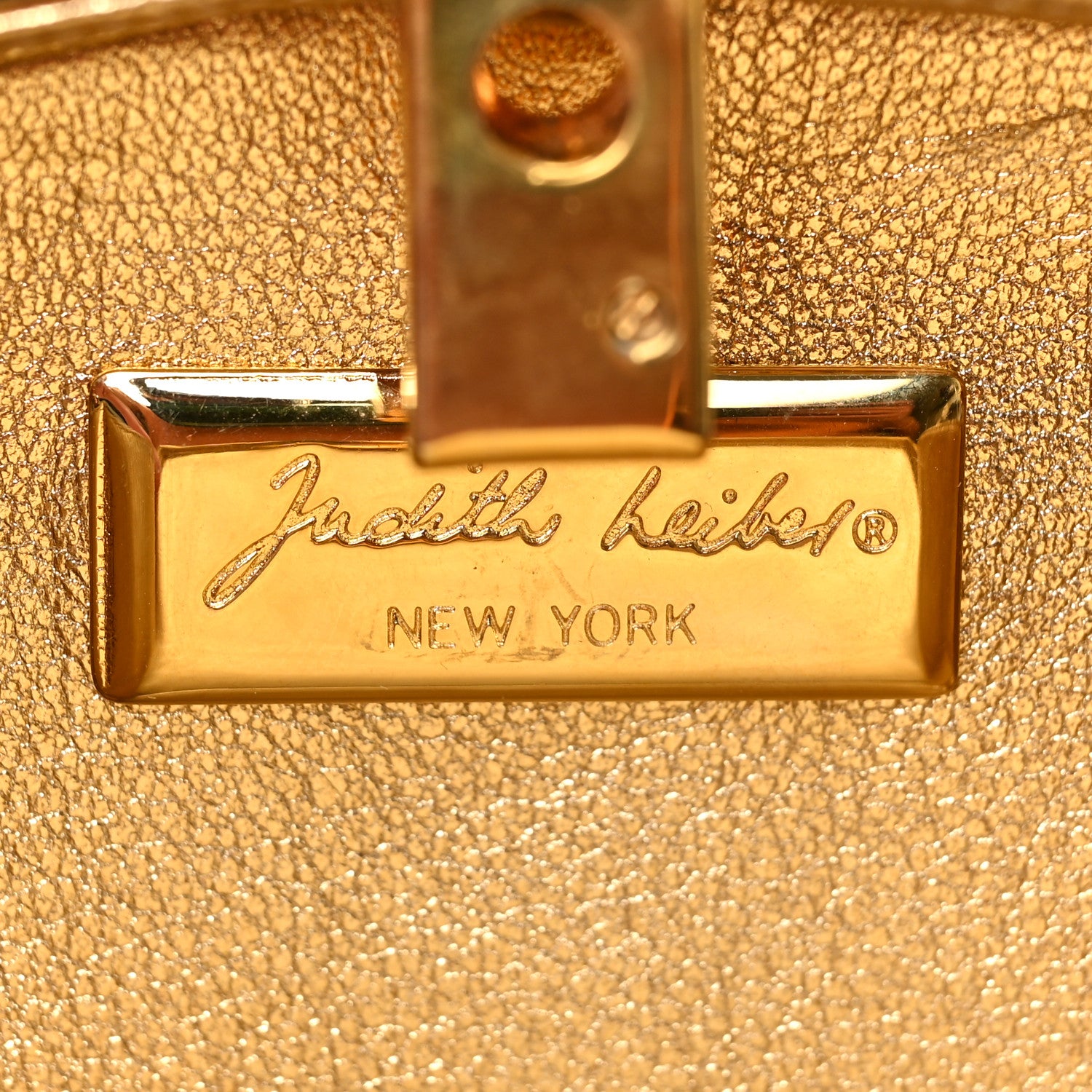 Judith Leiber Swarovski Crystal Clutch Gold 6 of 9