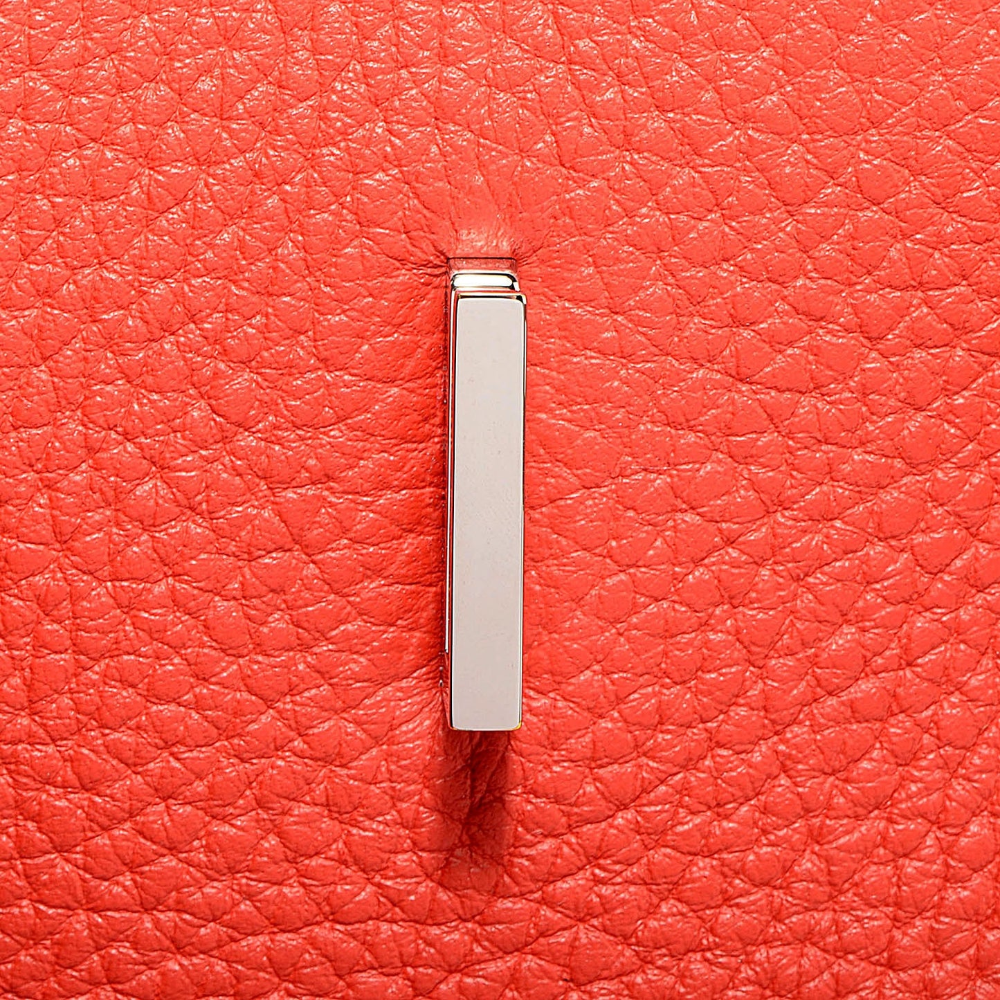 Taurillon Clemence Eclat Birkin 40 Sanguine White