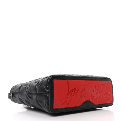 Christian Louboutin Nappa Embossed Mini East West Cabata Tote Black 4 of 9