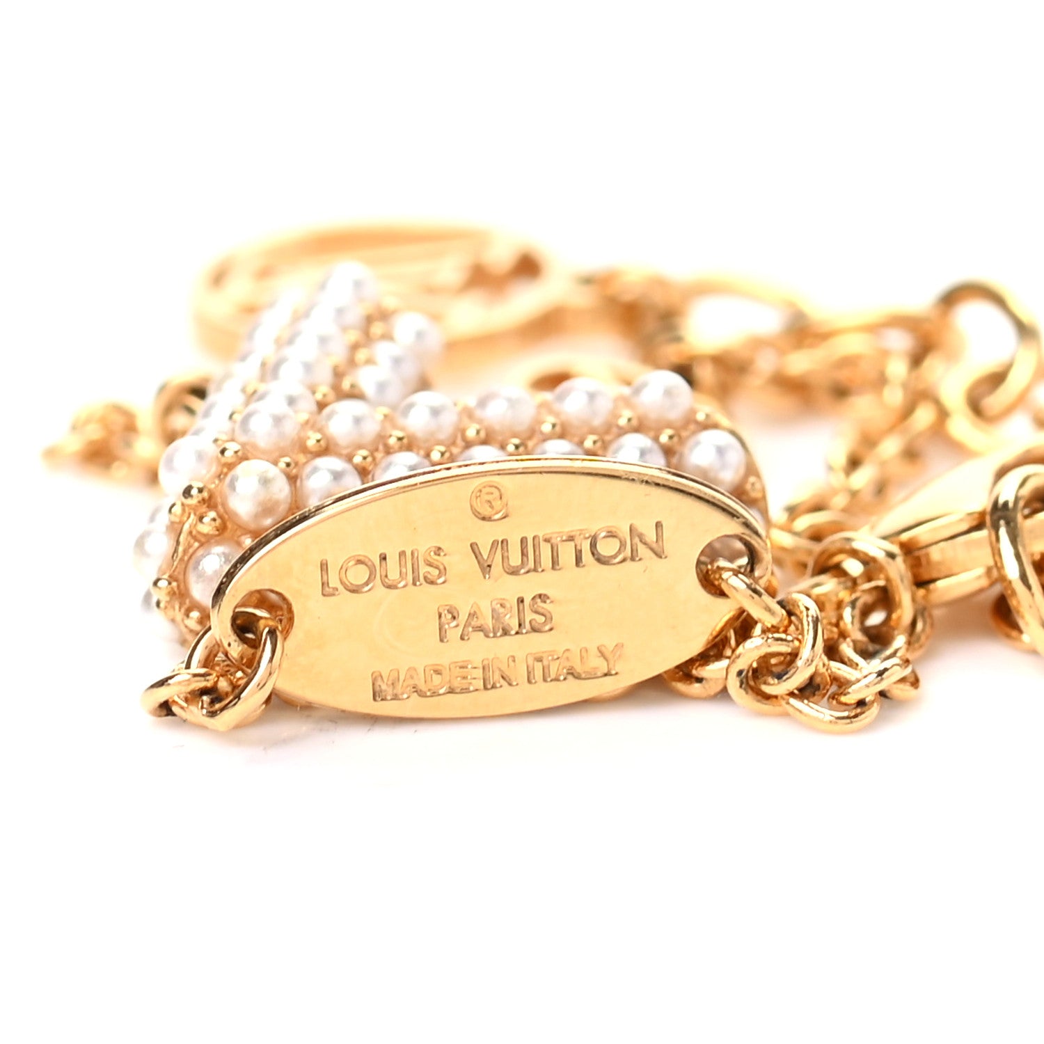Louis Vuitton Essential V Perle Bracelet Gold 5 of 5
