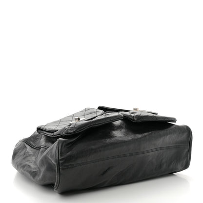 Chanel Glazed Caviar Large Pocket In The City Tote Black 4 of 11