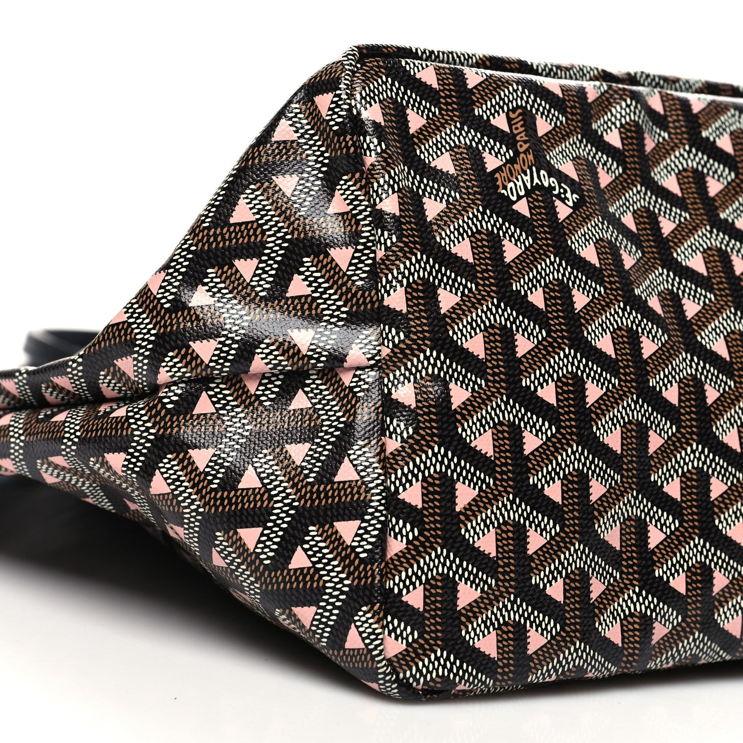 Goyard Goyardine Saint Louis Claire Voie PM Black Pink 9 of 10
