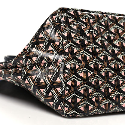 Goyard Goyardine Saint Louis Claire Voie PM Black Pink 9 of 10