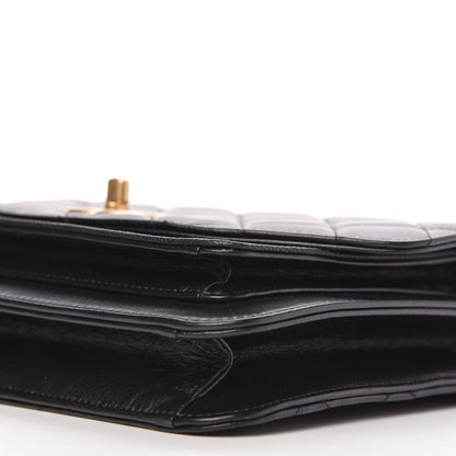 Chanel Calfskin Caviar Quilted Chain Handle Flap Black 7 of 10