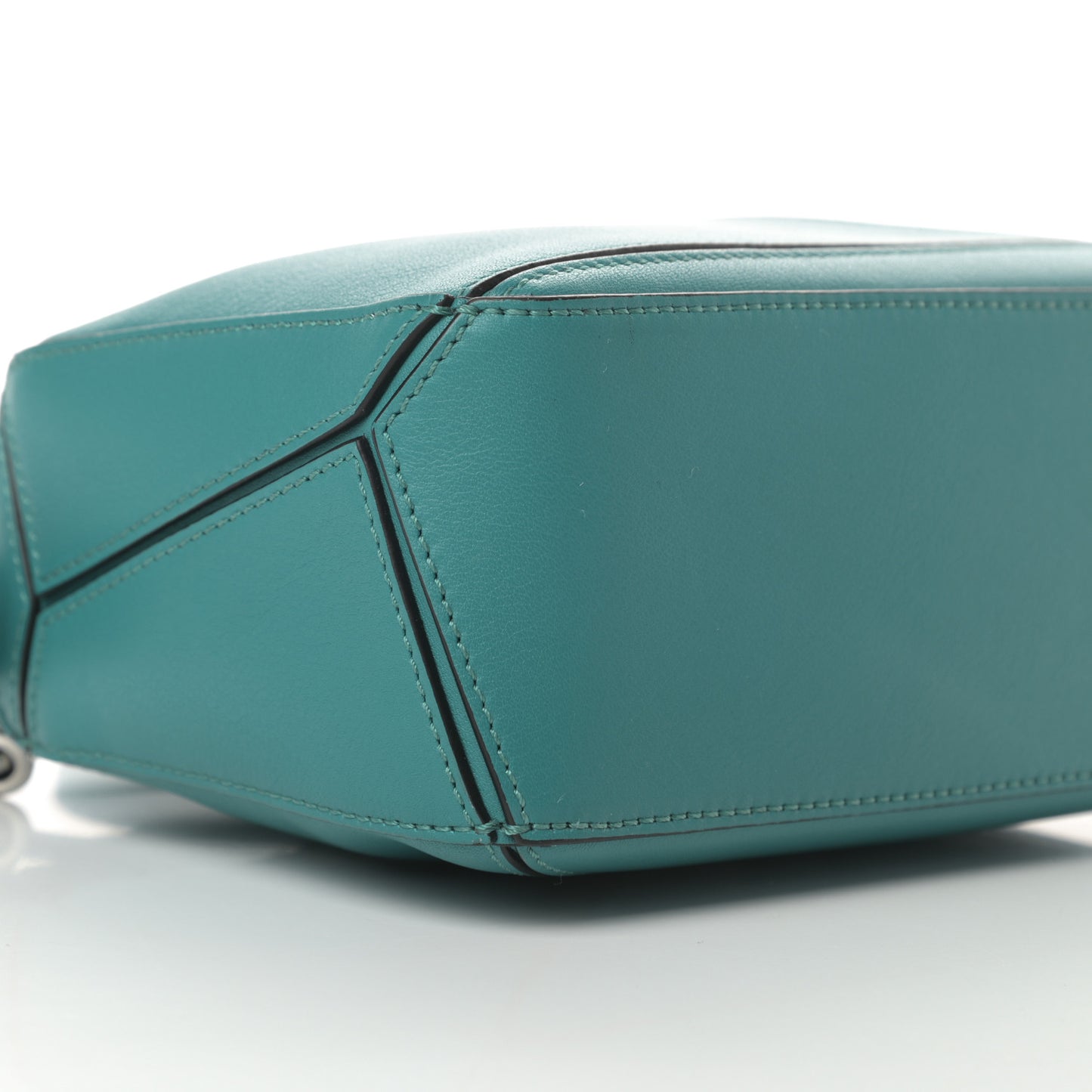 Calfskin Mini Puzzle Bag Emerald Green