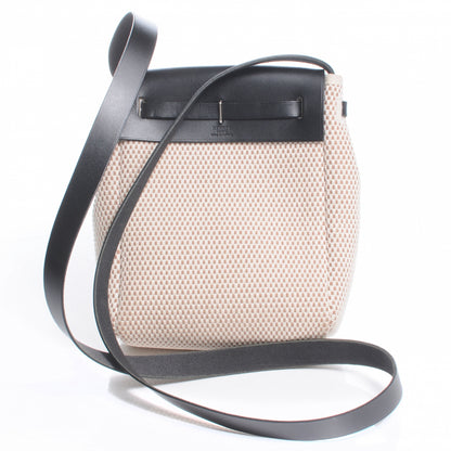 Hermes Toile Herbag TPM Natural and Noir 3 of 6