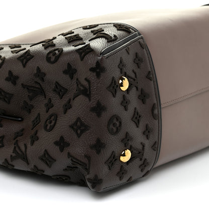 Louis Vuitton Cuir Orfevre Veau Cachemire Tote W GM Gris 8 of 17