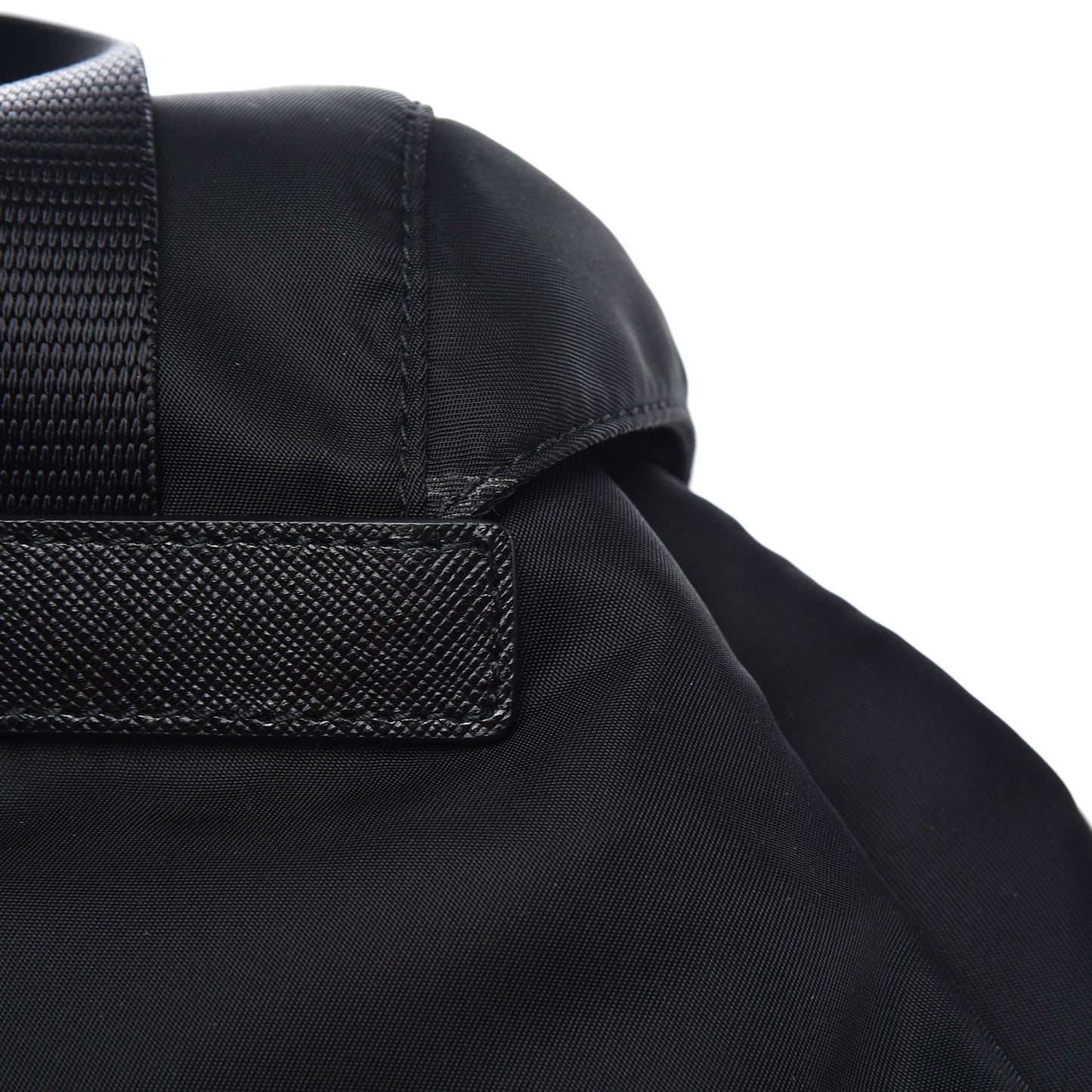 Tessuto Nylon Saffiano Vela Backpack Black