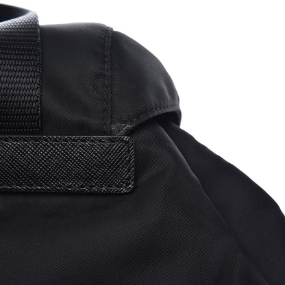 Prada Tessuto Nylon Saffiano Vela Backpack Black 10 of 10