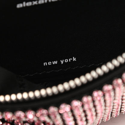 Alexander Wang Rhinestone Mesh Mini Attica Belt Bag Prism Pink 7 of 10