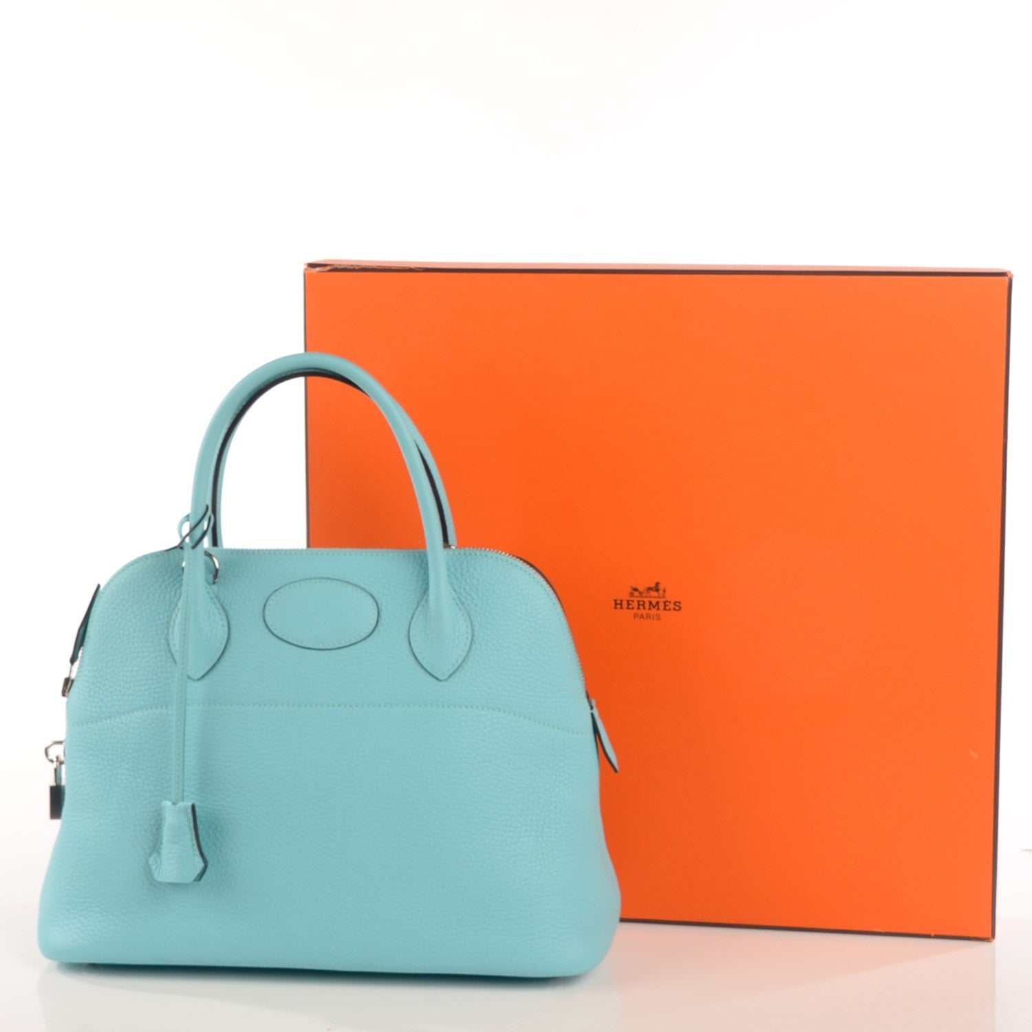 Hermes Taurillon Clemence Bolide 31 Bleu Atoll 4 of 15