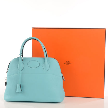 Hermes Taurillon Clemence Bolide 31 Bleu Atoll 4 of 15