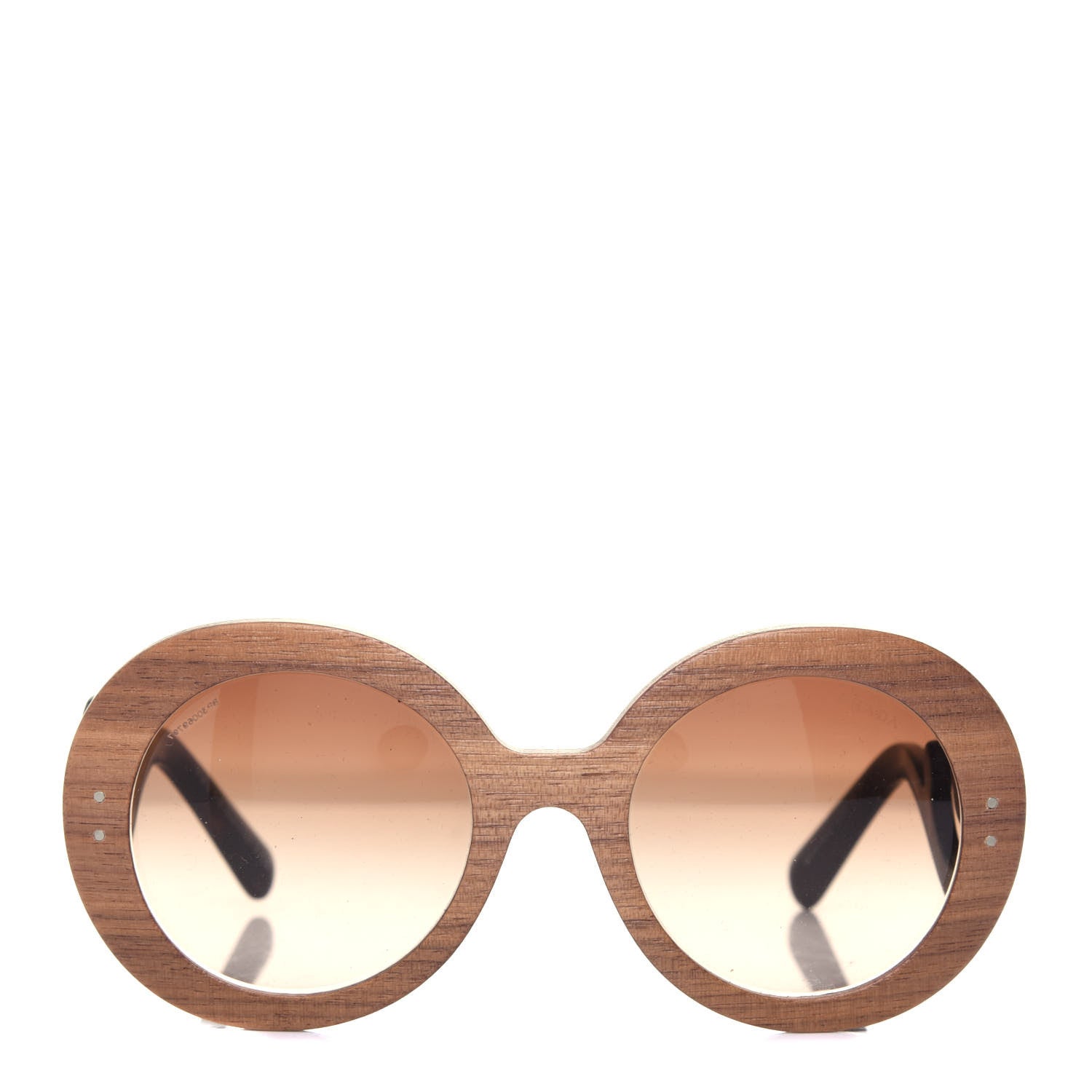 Prada Wooden Baroque Sunglasses SPR 27R Black Tortoise 2 of 7
