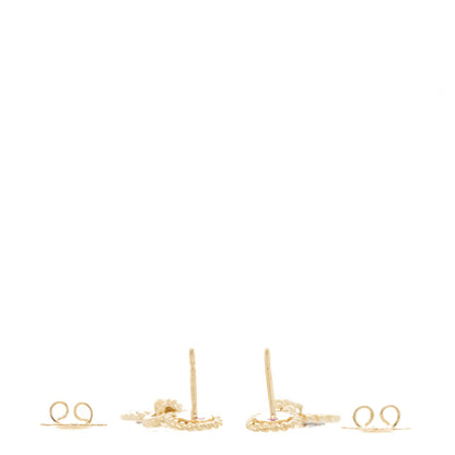 Roberto Coin 18K Yellow Gold Diamond Barocco Drop Earrings 2 of 5