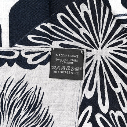 Hermes Cashmere Silk The Three Graces Shawl 140 Gris Chine Caban 6 of 6